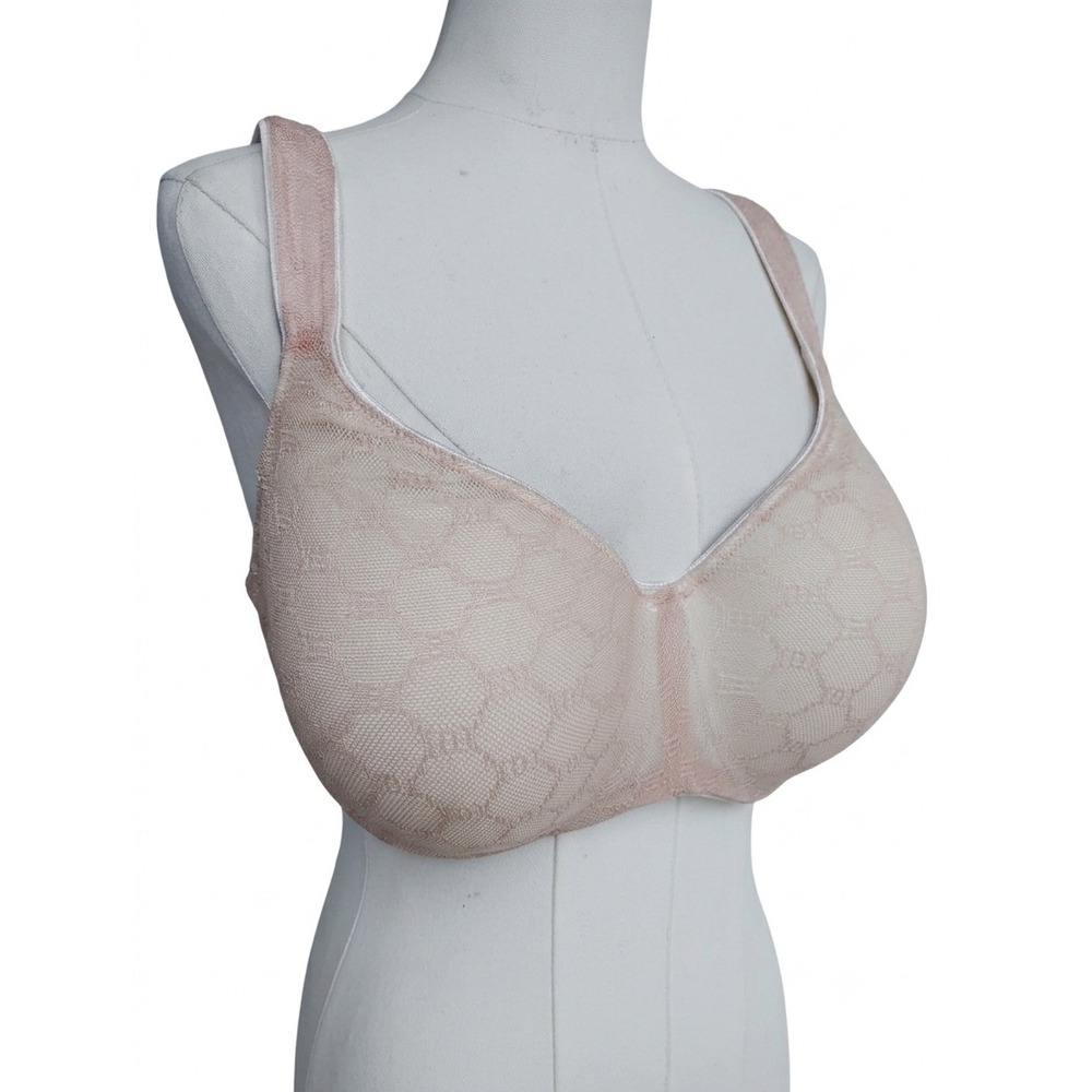 Soma Plus Size Stunning Support Geo Lace Balconette Bra Size 40D